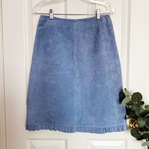 CLEARANCE❤️‍🔥 Vintage Genuine Suede Pencil Skirt